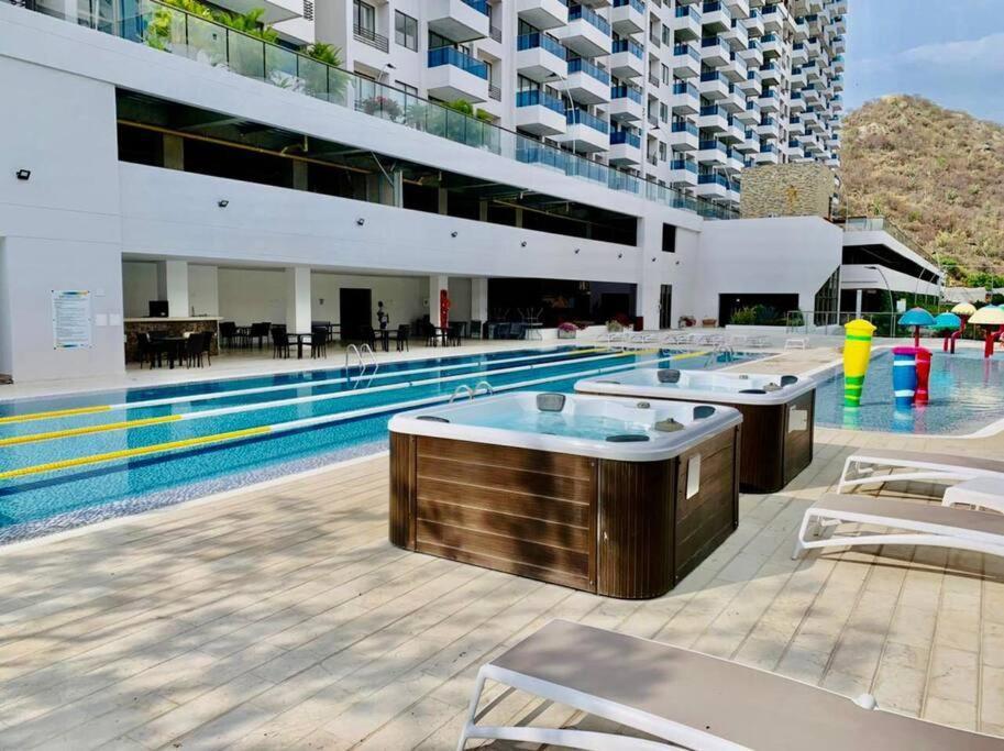 Samaria Club De Playa By Santa Marta Playa Resort, Preciosos Apartamentos En El Sector Exclusivo De Pozos Colorados Экстерьер фото
